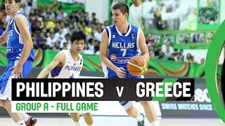 Philippines v Greece - Group A Full Game