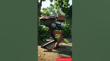 Realistic Robot Walk | Mechanical Motion Like Real Life 🤖