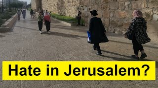 Muslims, Jews and Christians walk on the same Jerusalem street. Will there be violence between them?