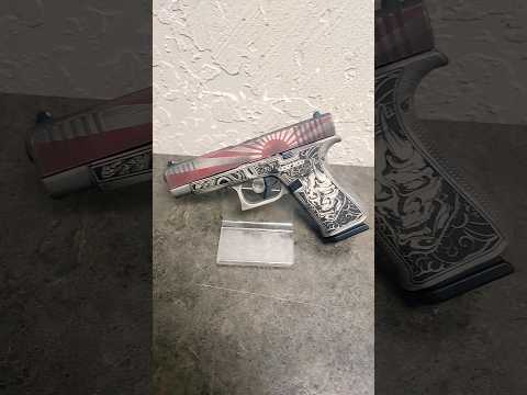 Samurai time with the Glock 48! #glock #9mm #fyp #samurai #japan