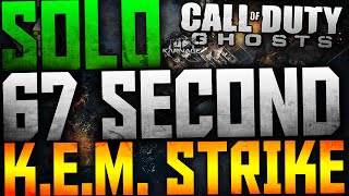 Celebrity COD: Ghosts - SOLO 67 SECOND KEM STRIKE! (Ghosts Fast KEM Strike Gameplay) Wealth