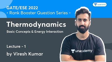 L 1 | Thermodynamics | Rank Booster Question Series | GATE/ESE 2022 | Viresh Kumar