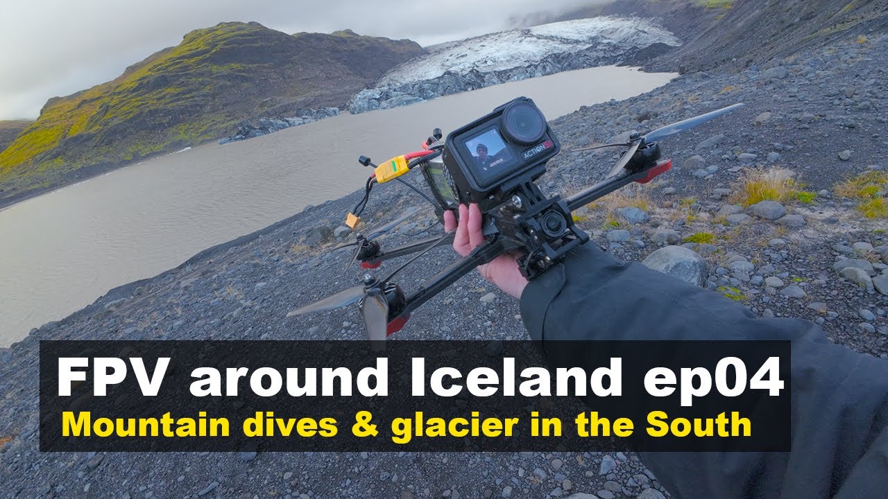 FPV-полёты вокруг Исландии, эпизод 4. Однодневная поездка на южное побережье с новым DJI Action 5...