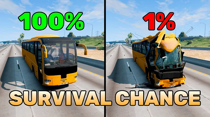 BeamNG.drive Realistic Crashes #15 | Epic Survival Chance Test