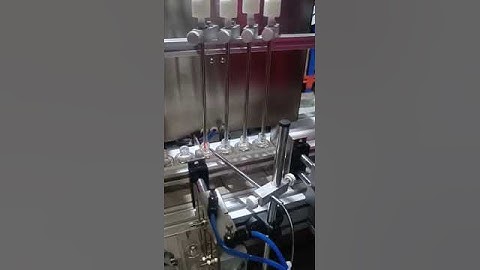 Máy chiết tự động 4 vòi chai nhỏ, chiết sơn chiết gel tự động