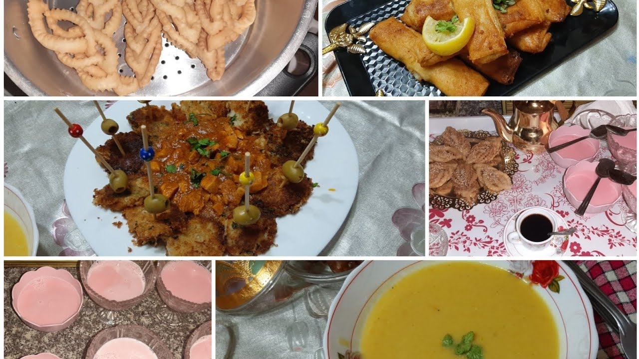 اليوم الخامس🌙 لسوب بالخضر🥕 مع شطيطحة 🍗جات تشهي ولقريوش لسهرات رمضان 🤤 .....