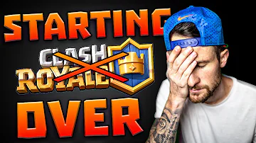 STARTING OVER goodbye CLASH ROYALE