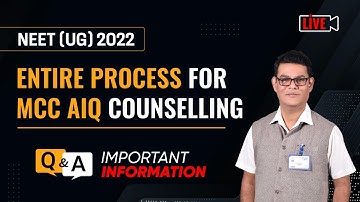 NEET UG 2022: Complete Process for MCC AIQ Counselling | Important Session by Parijat Sir | ALLEN