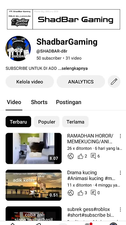CONGRATULATION🤯50SUBS GW SAH BUKA ADD