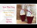 Cricut Explore Popcorn Gift Box