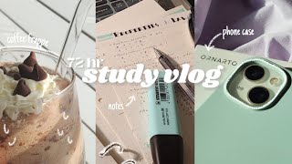 72-hour study vlog | nights studying, writing notes, what's in my bag ft. ornarto | SHS