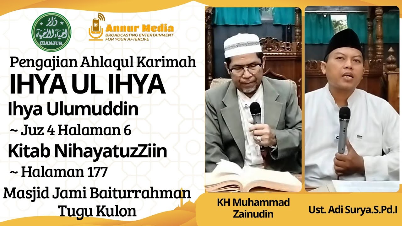 LIVE MASJID JAMI BAITURRAHMAN TUGU KULON #ihya #ngajirutin #ilmuagama