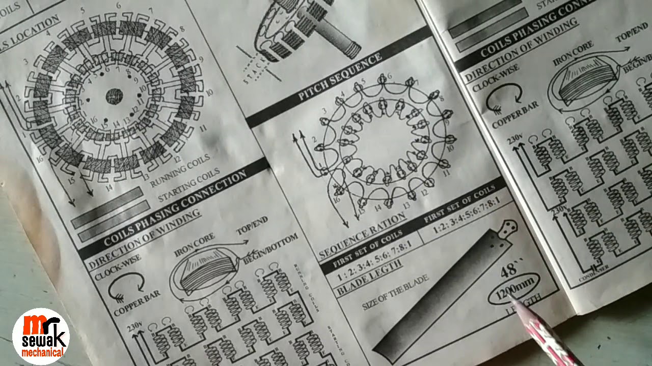 All Fan Rewinding Data Table Fan And Celing Fan Part 3 Last