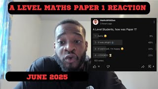 Paper 1 Reaction  + Predictions for Paper 2 - A Level Maths 2025