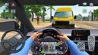Taxi Cab Driving Simulator 3D: Toyota GR Supra traffic driving simulator city - android gameplay screenshot 4