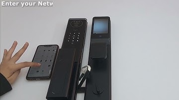 Smart Door Lock Tuya Mobile APP Configuration - Module No F46YA