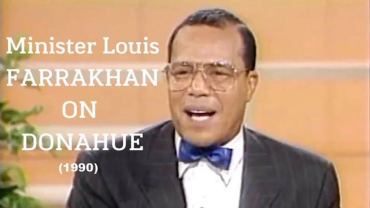 Minister Louis Farrakhan on Donahue (1990) #ADOS #...