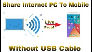 How To Share Internet Connection Form PC To Mobile Without USB Cable || Using PC Wifi Hotspot || screenshot 4