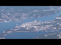 Amazing views when landing at Helsinki Vantaa HEL airport Finland