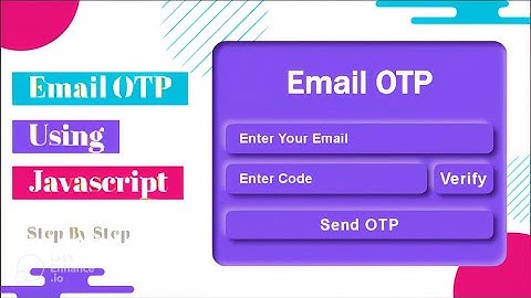Email OTP using Html Css and Javascript | How to send Email with Javascript | Html Css Javascript