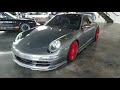 2005 Porsche 911 Carrera Cpe, Seal Grey Ext, Blk Int. Sport Chrono. 6spd. Borla Exst. Fabspd Intake