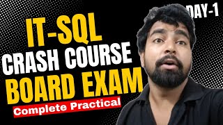 DBMS for Class 10 Board Exam | SQL Crash Course | Lecture 1 | Hands-on Practice