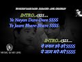 Ye Nayan Dare Dare Karaoke With Scrolling Lyrics Eng. & हिंदी