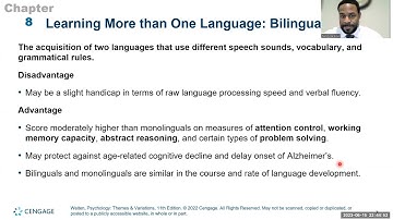 Lecture 8 | Ch 8 Cognition and Intelligence Pt. 1 | Dr. Randy Barbour