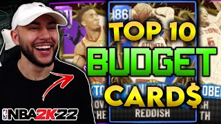 The TOP 10 BEST BUDGET CARDS In NBA 2K22 MyTeam! Perfect Budget Players For Each Position!