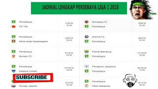 JADWAL LENGKAP #PERSEBAYA ( LIGA 1) 2018, screenshot 4