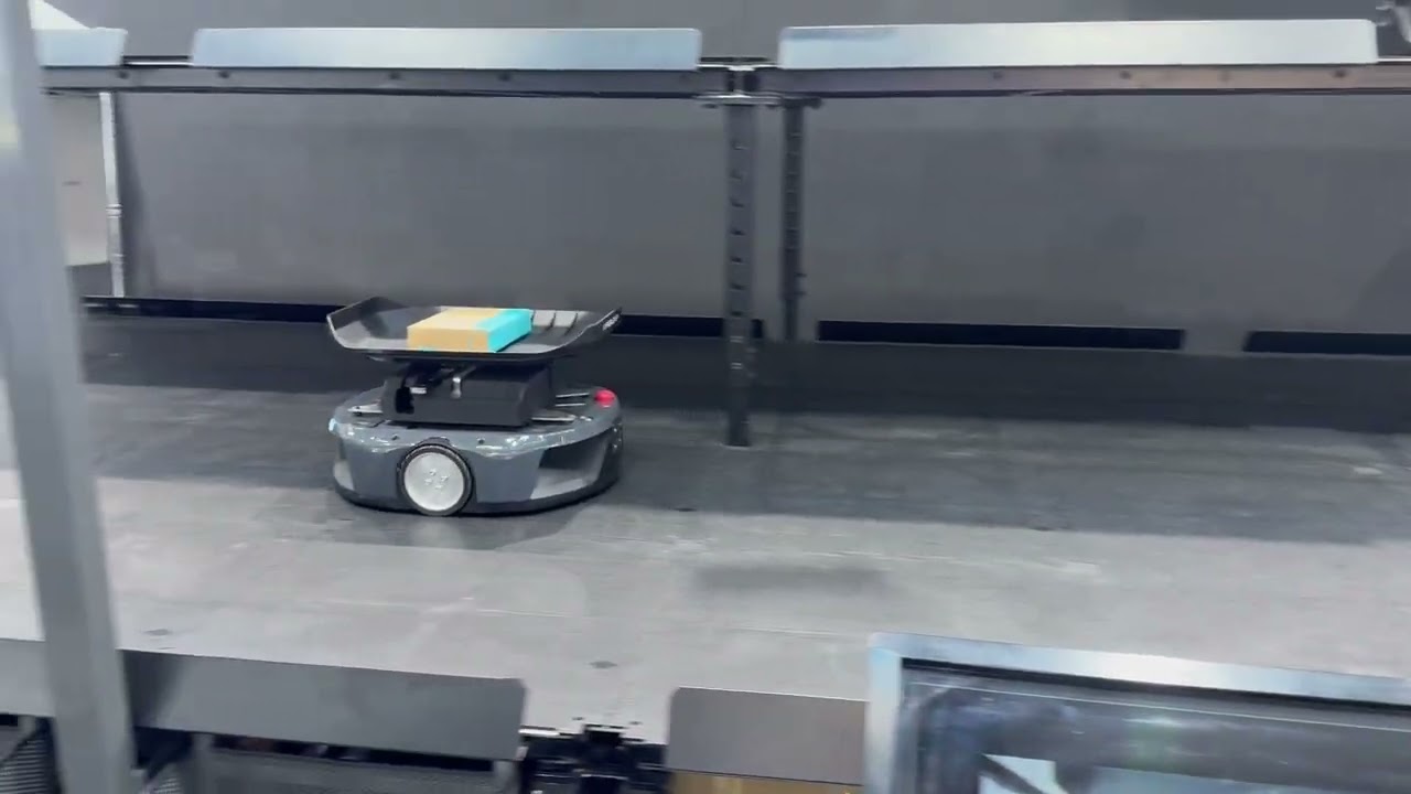 HYPERLEAP sorting robot demonstration at CeMAT Asia 2025