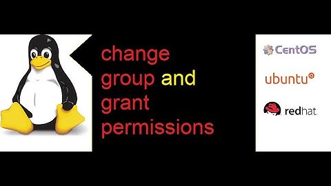 How to change groups and grant access to group user in rhel redhat linux @dailystudylinux