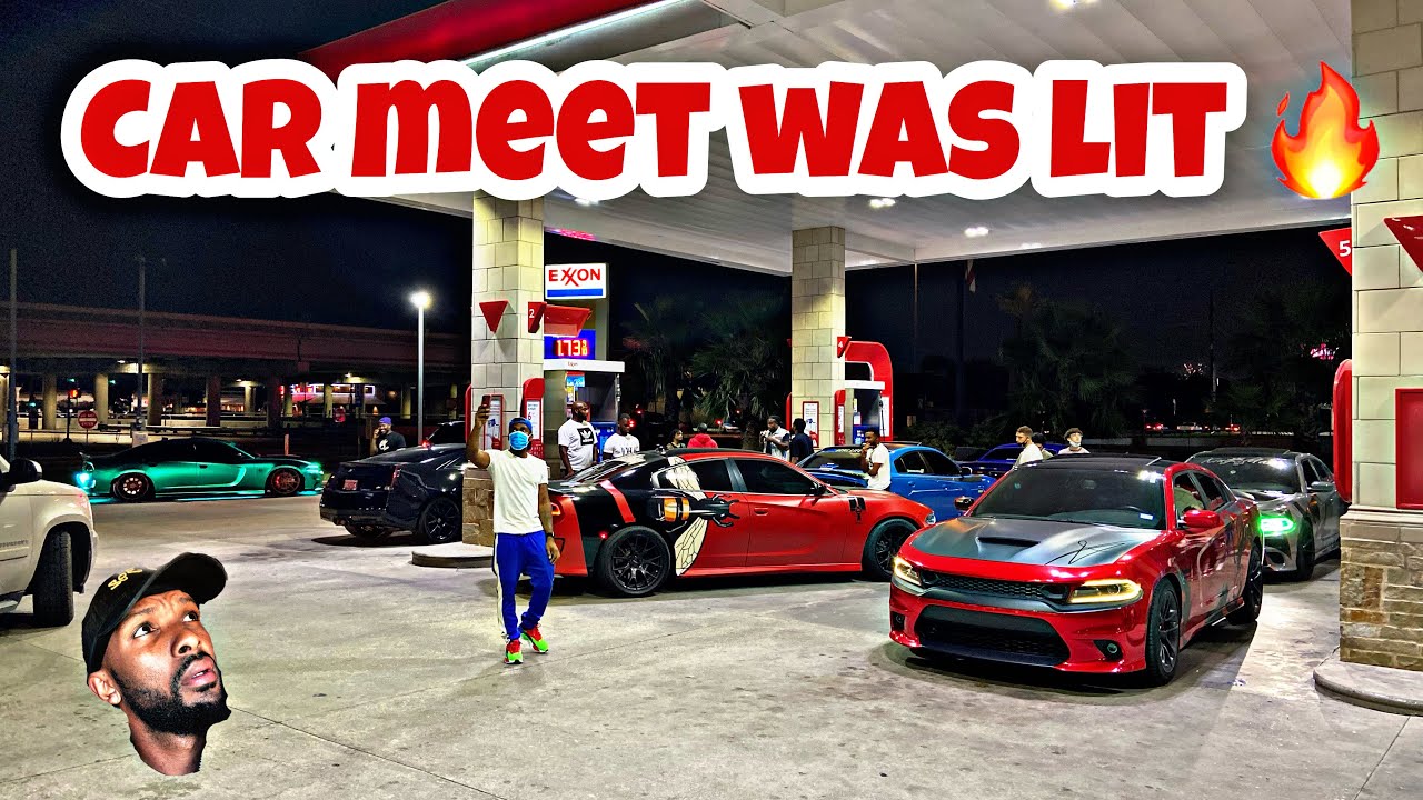 Houston car meets be crazy YouTube