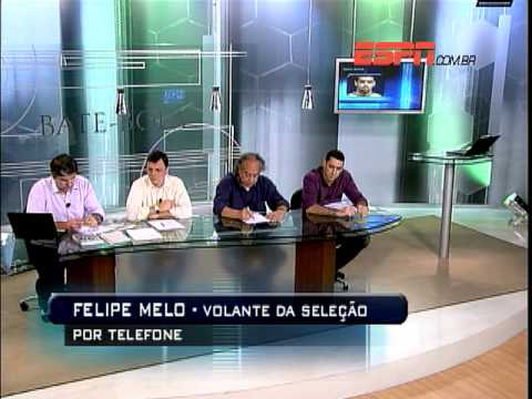 Felipe Melo pede desculpas à PVC