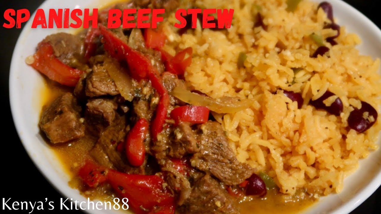 Spanish Beef Stew Recipe [VoiceOver] How to Make Easy Beef Stew