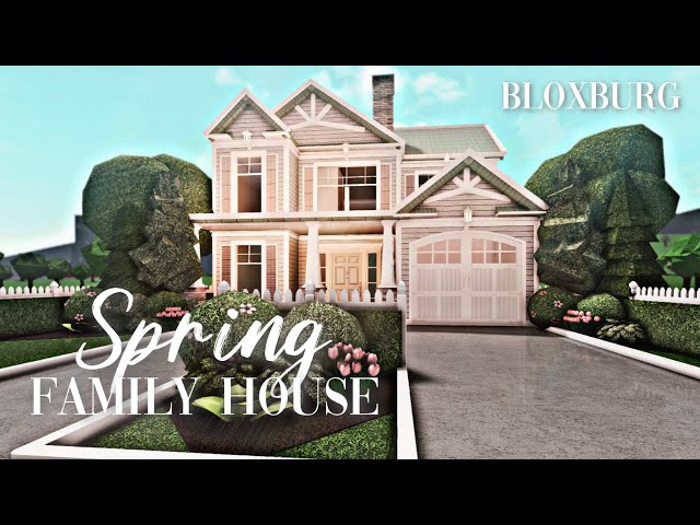 Minami Oroi Roblox Bloxburg SpeedBuild Floral Spring House, video  recording, Roblox