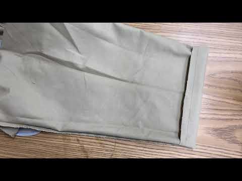 Hemming Pants Tutorial - Uneven Slipstitch