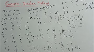 Gauss Jordan Method || Reduce Echelon form