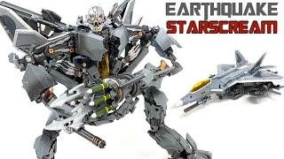 Earthquake STAR SKY WINGS Oversized/Improved MPM STARSCREAM W/LED Transformers Review