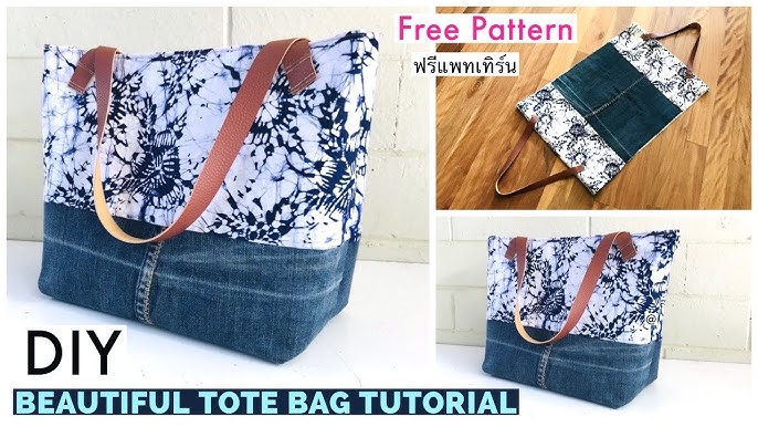 How to make Reversible Bag, DIY Eco Bag, Market Tote, Simple tote bag, 양면가방 만들기