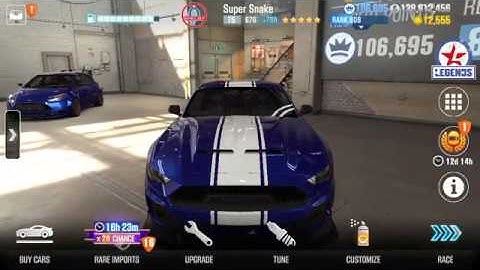 CSR2 SHELBY Super Snake first tune!