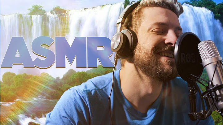 ASMR con la voce di un DOPPIATORE