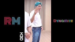Rm 4K Vertical Focus 방탄소년단 남준 Dynamite Dance Practice Cute & Lovely Ver.