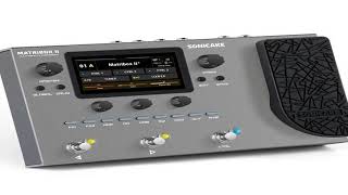 SONICAKE Matribox II Guitar Bass Amp Modeling Multi-Effects Processor with Expression Pedal FX Loop
