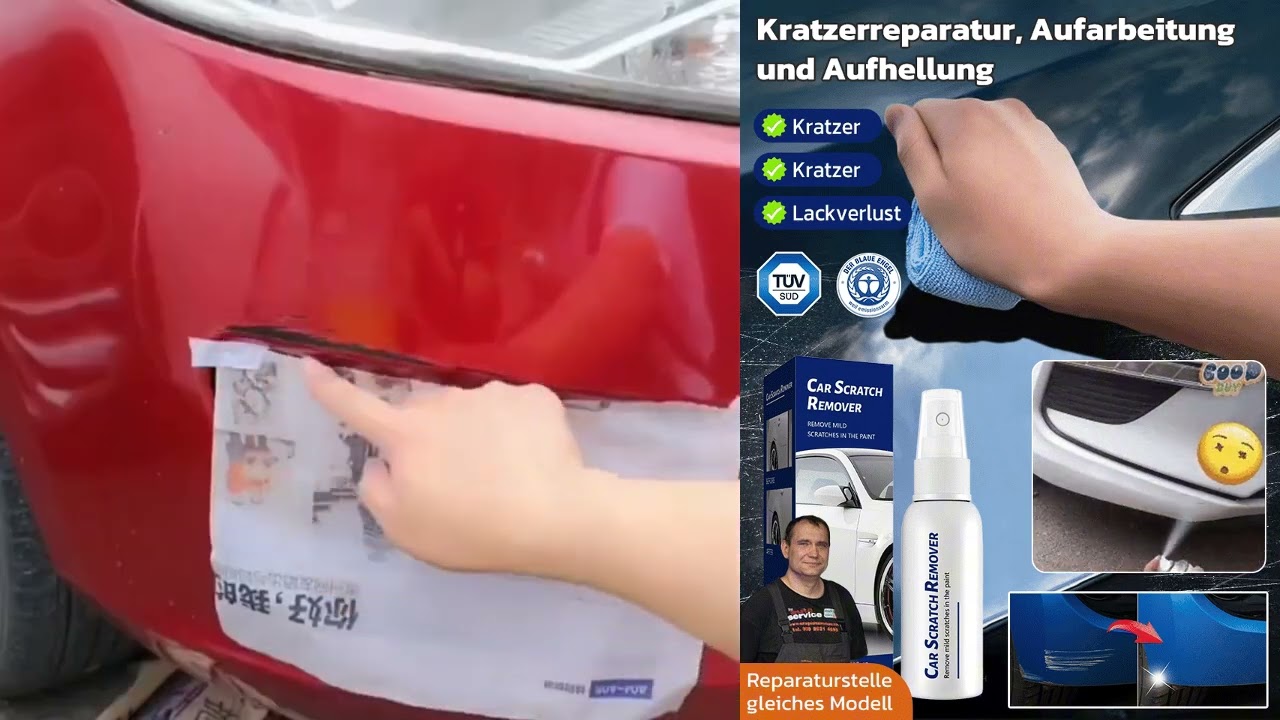 Keine Politur, keine Verarbeitung erforderlich【Autokratzer-Reparatur- und Pflegespray】