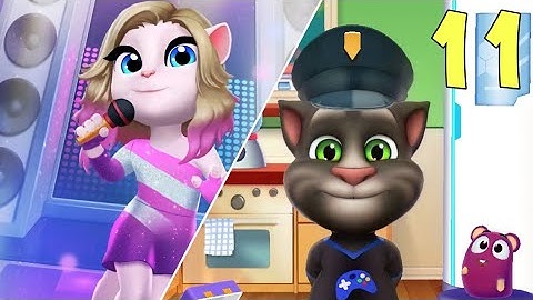 My Talking Tom 2 vs My Talking Angela 2 Gameplay Walkthrough Part 11 | Arleign Gameplay