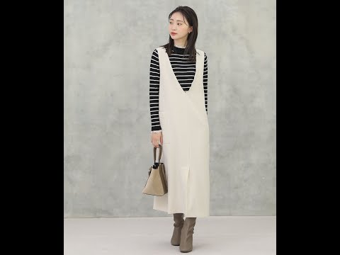 シルエット Ｖネックジャンスカ