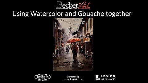 BeckerArt Watercolor and Gouache Demonstration