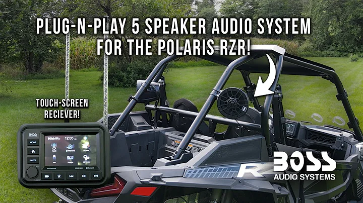 Boss Audio System Plug-N-Play 5 Speaker Audio System for the Polaris RZR