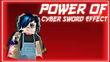 Power Of Cyber Sword Effect In BedWars! (Blockman Go)